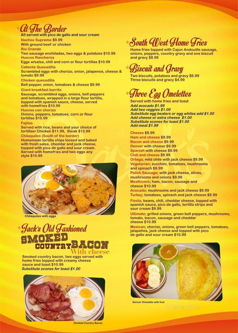 Jack's Cafe - Sparks, NV menu_pic
