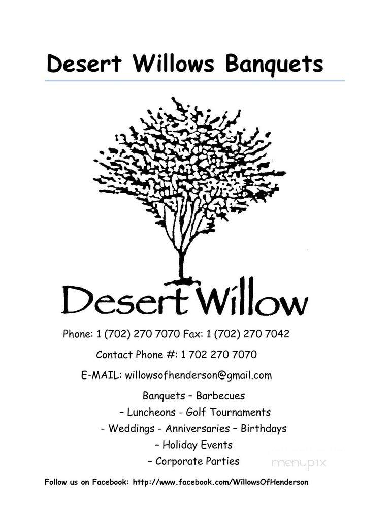 Willows Restaurant - Henderson, NV