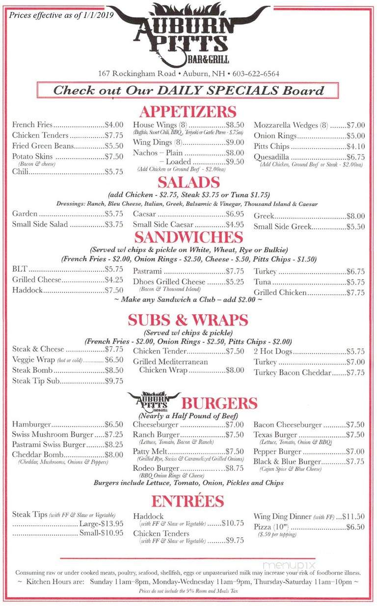 Auburn Pitts - Auburn, NH menu_pic
