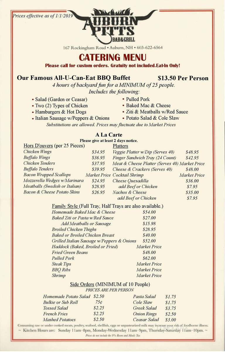 Auburn Pitts - Auburn, NH menu_pic