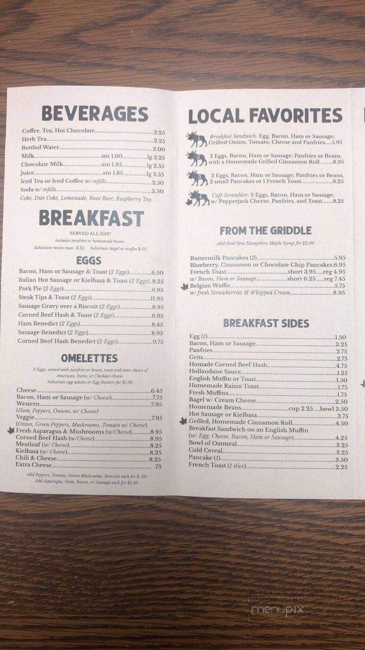 Bean-N-Bagel - Manchester, NH menu_pic