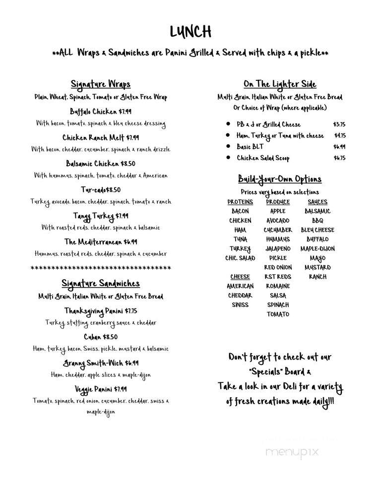 Half Baked - Lincoln, NH menu_pic