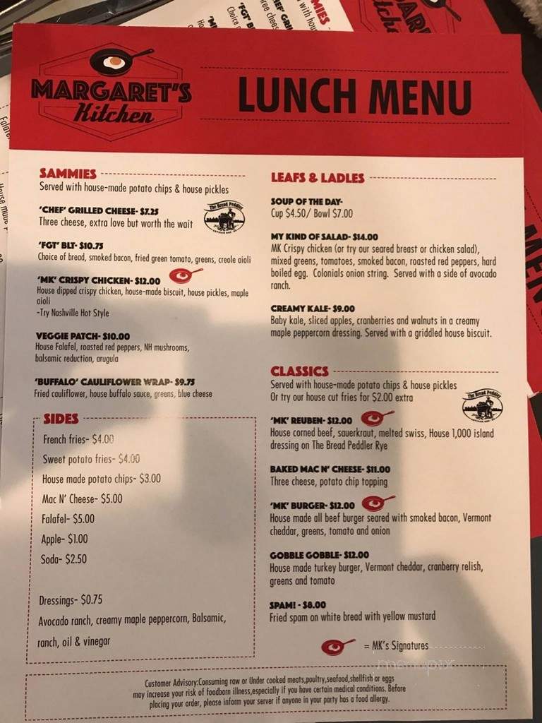 Sue's Cafe & Bakery - Sanbornton, NH menu_pic