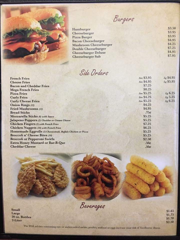 Picasso's Pizzeria & Restaurant - Mantua, NJ menu_pic