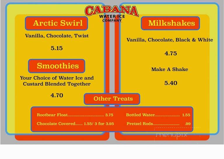 Cabana Water Ice Co - Gloucester City, NJ