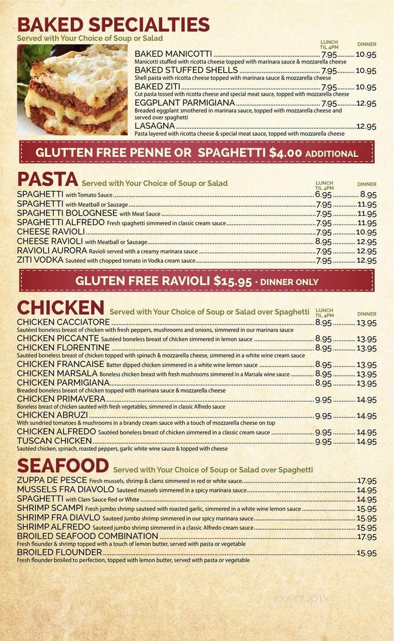Cafe Fontana - Maple Shade, NJ menu_pic