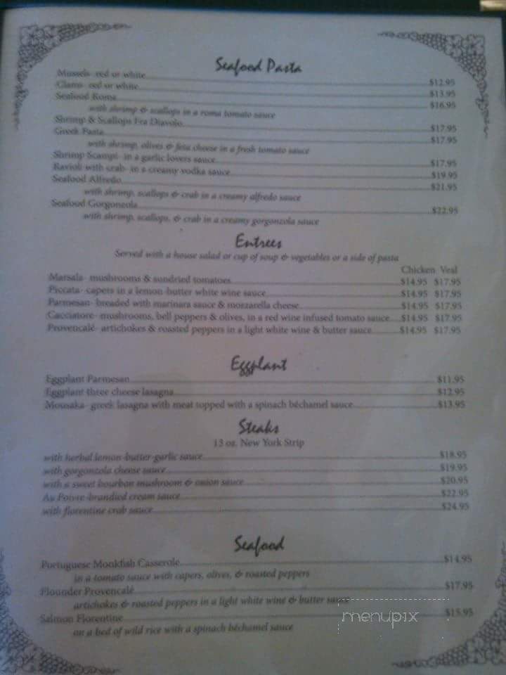 Michaels Mediterranean Cuisine - Vineland, NJ menu_pic