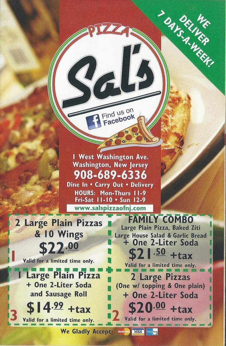 Sal's Pizza - Washington, NJ