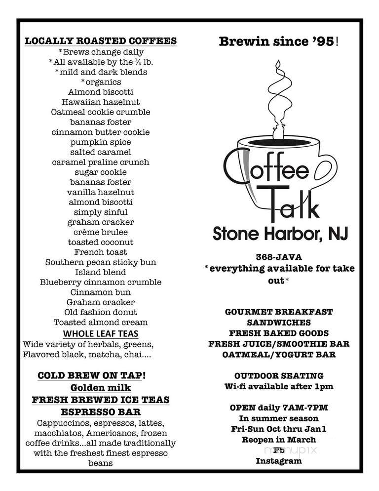 Coffee Talk - Stone Harbor, NJ