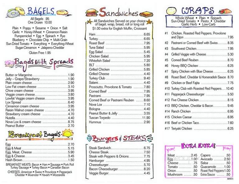Maiden Head Bagel Co - Lawrenceville, NJ menu_pic