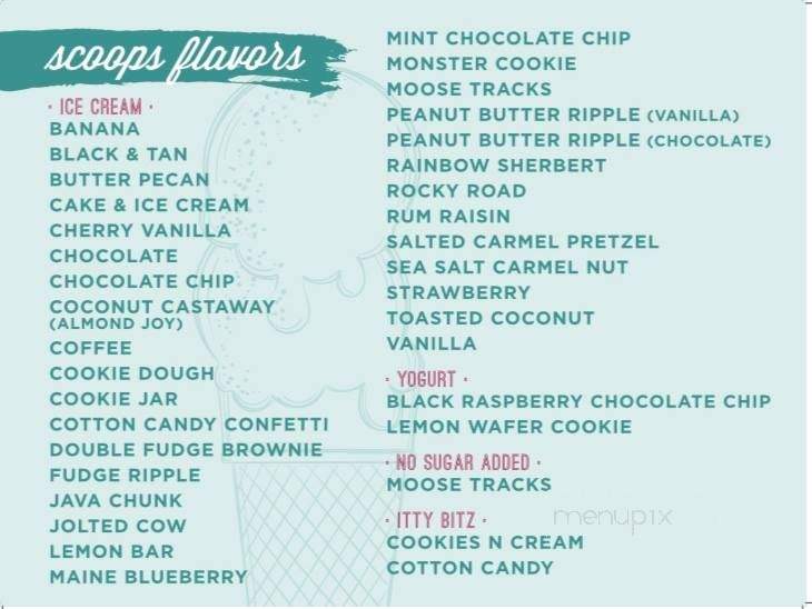 Scoops - Sea Isle City, NJ menu_pic