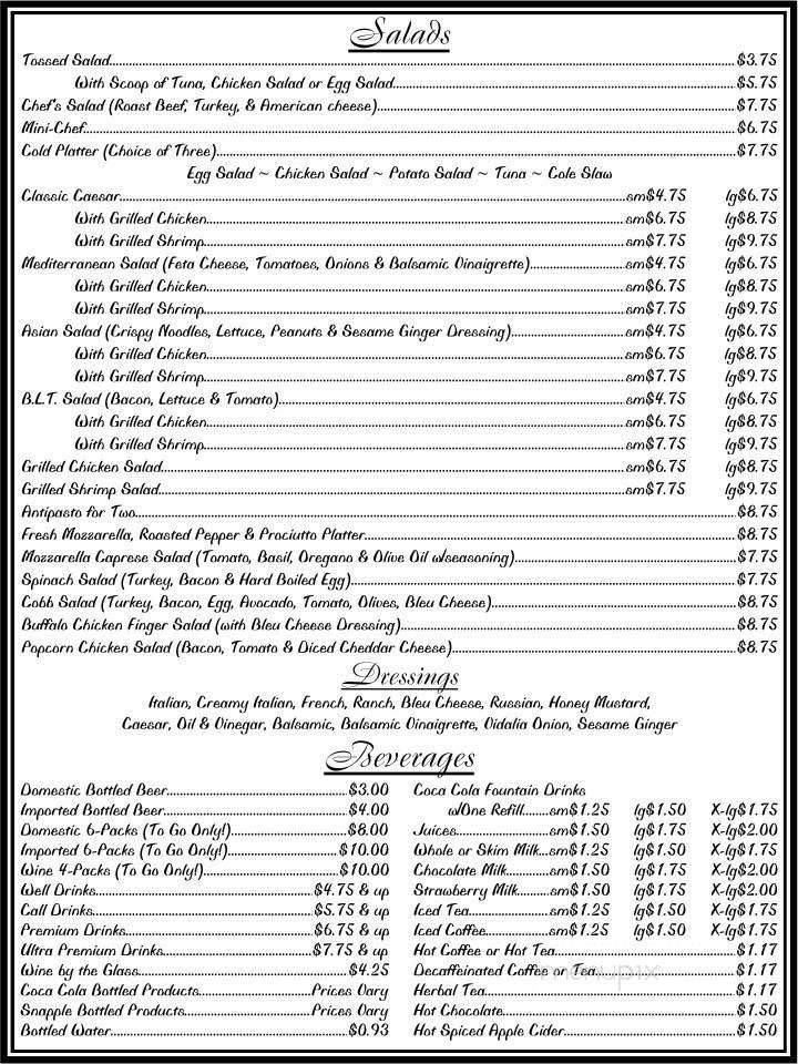 Roses Place - Netcong, NJ menu_pic