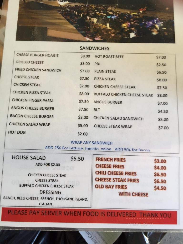 Springfield Inn - Sea Isle City, NJ menu_pic