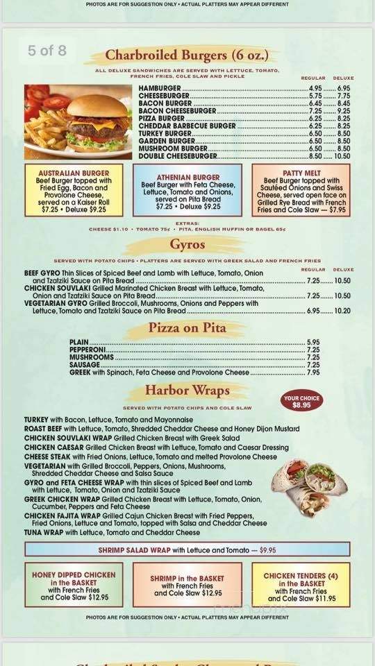 Harbor Diner - Egg Harbor City, NJ menu_pic