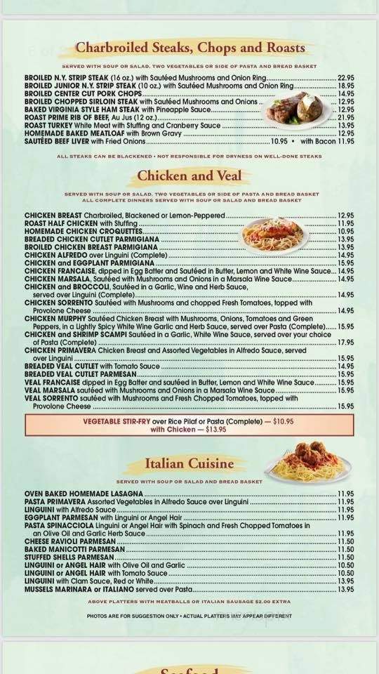 Harbor Diner - Egg Harbor City, NJ menu_pic
