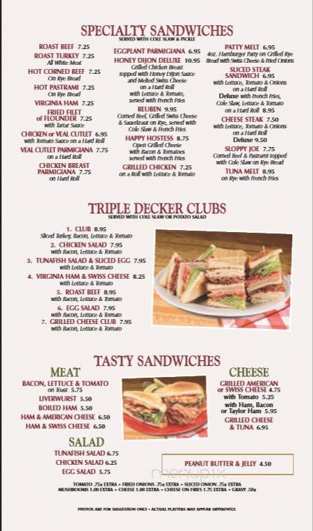 Plaza Restaurant - Boonton, NJ menu_pic