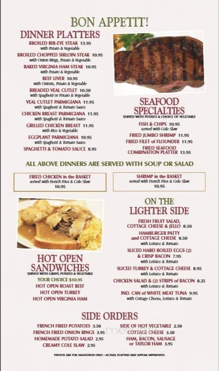 Plaza Restaurant - Boonton, NJ menu_pic