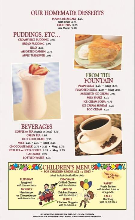 Plaza Restaurant - Boonton, NJ menu_pic