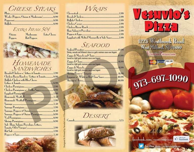 Vesuvio Pizzeria - West Milford, NJ