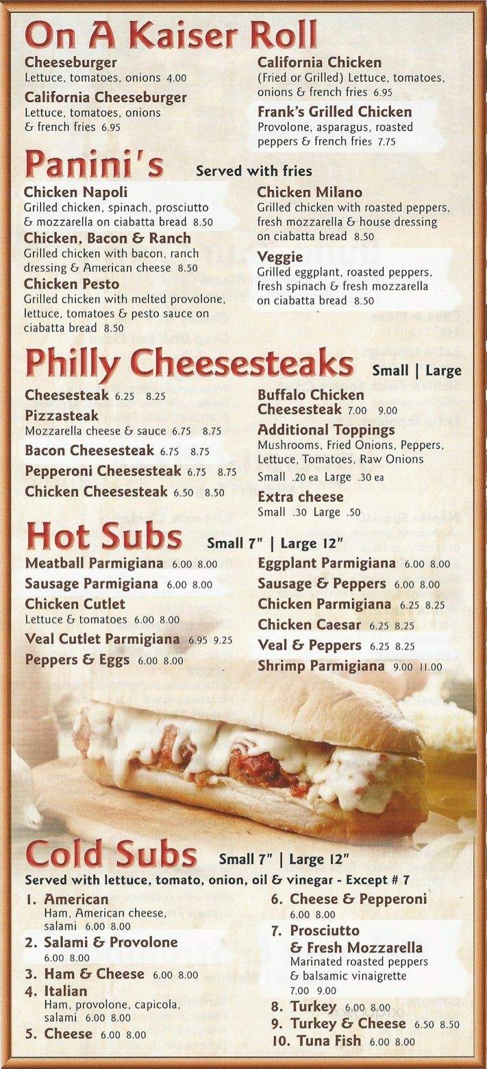 Colandrea's Italian Restaurant - Little Egg Harbor, NJ menu_pic