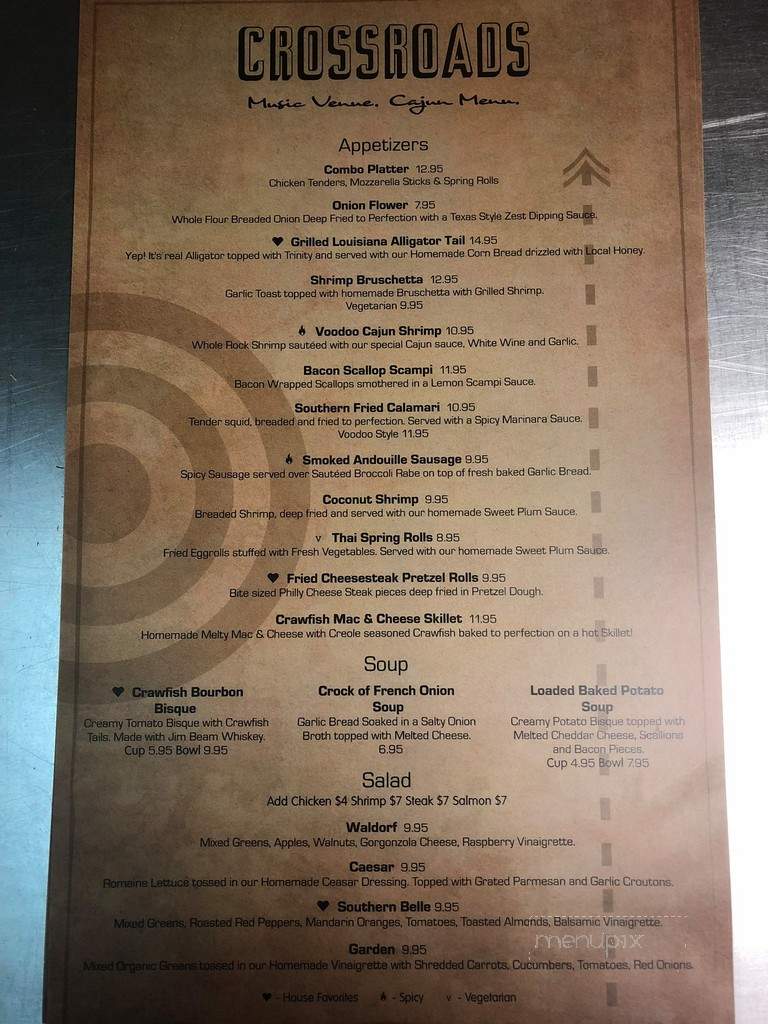 Crossroads - Garwood, NJ menu_pic