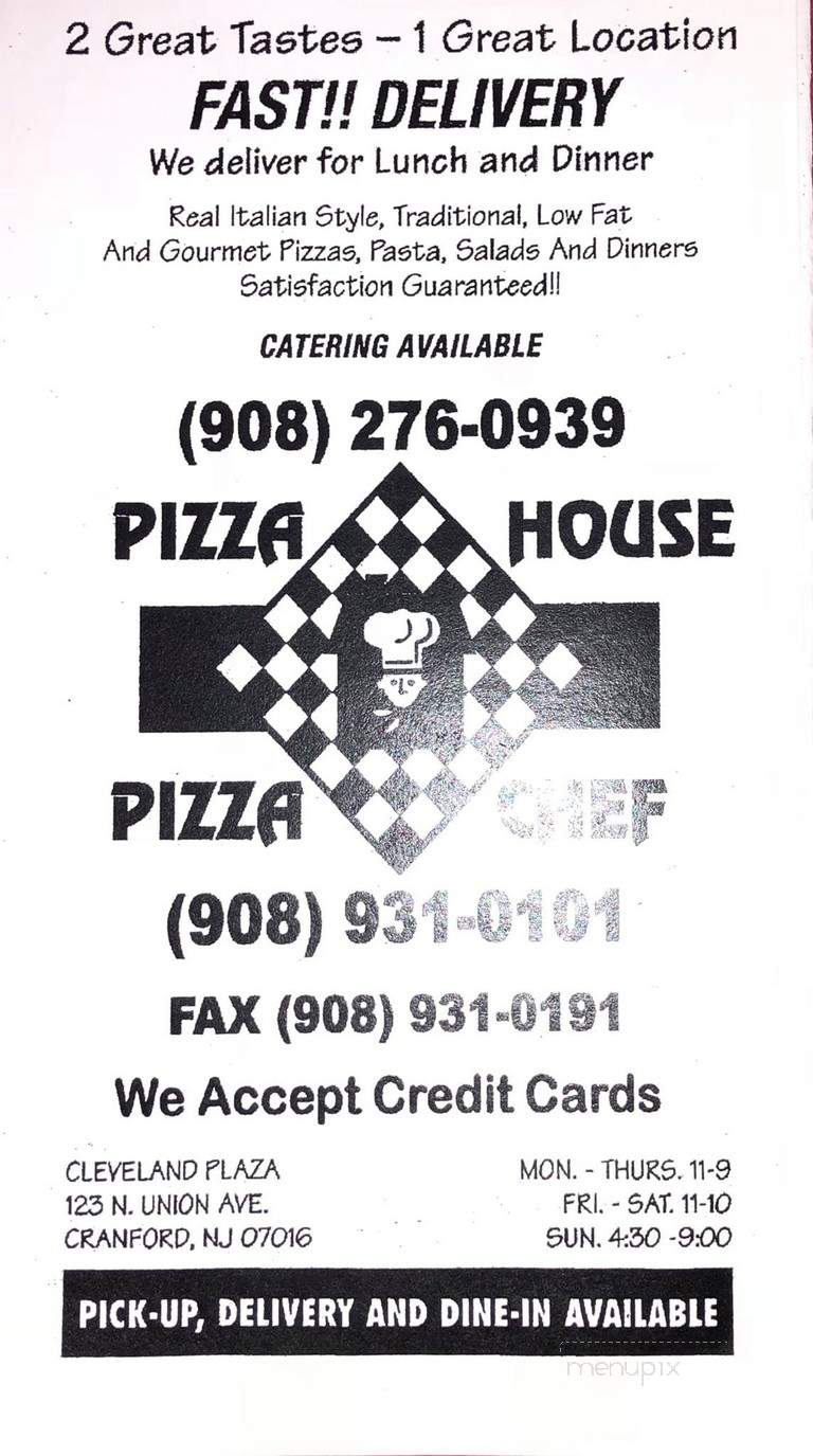 Pizza House - Cranford, NJ