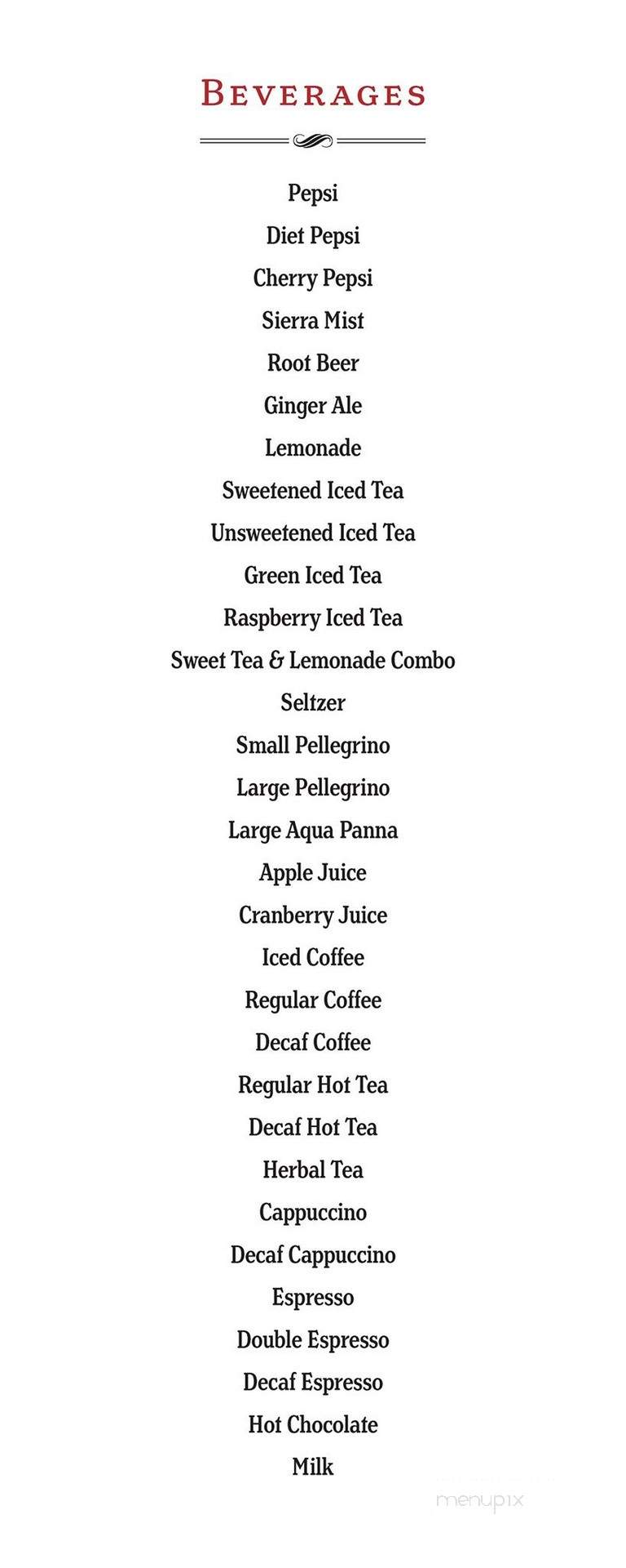 Stephanie's Italian Restaurant - Caldwell, NJ menu_pic