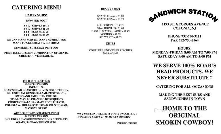 Sandwich Time - Perth Amboy, NJ menu_pic