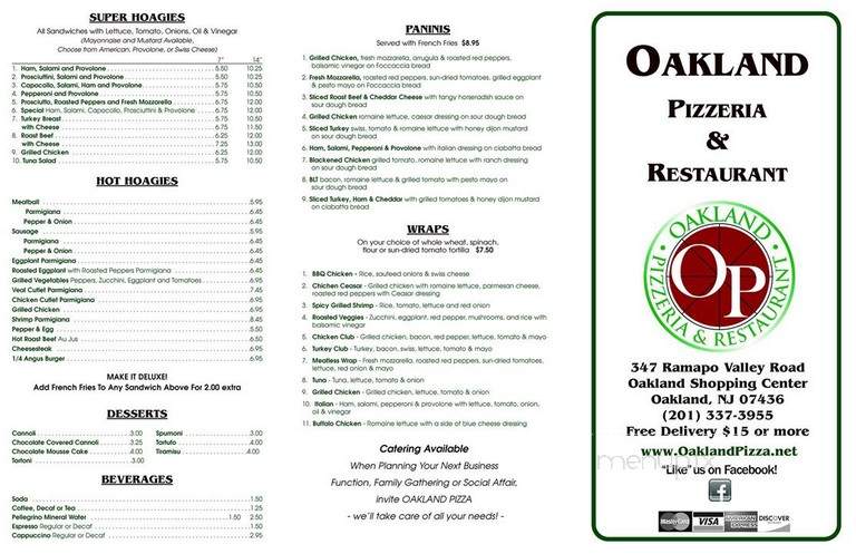 L & S Snack Bar - Oakland, NJ menu_pic