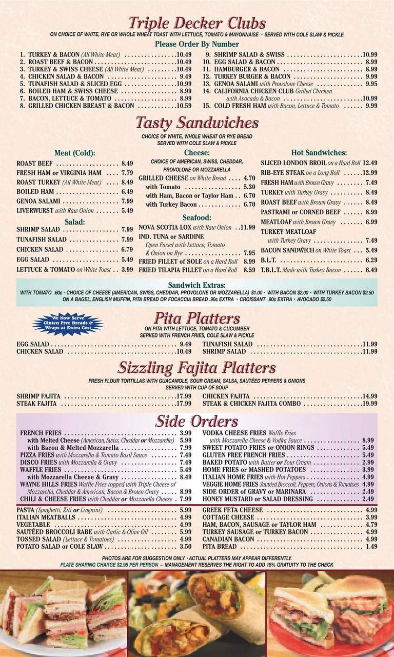 Wayne Hills Diner - Wayne, NJ menu_pic