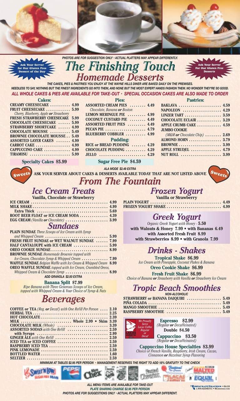 Wayne Hills Diner - Wayne, NJ menu_pic