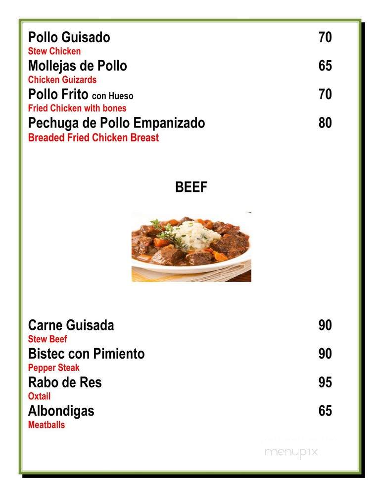 Manny's Deli - Newark, NJ menu_pic