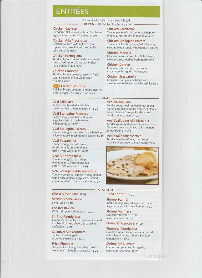 Linda's Pizzeria & Italian - Forked River, NJ menu_pic