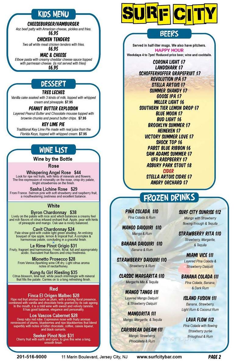Surf Side Coffee - Surf City, NJ menu_pic