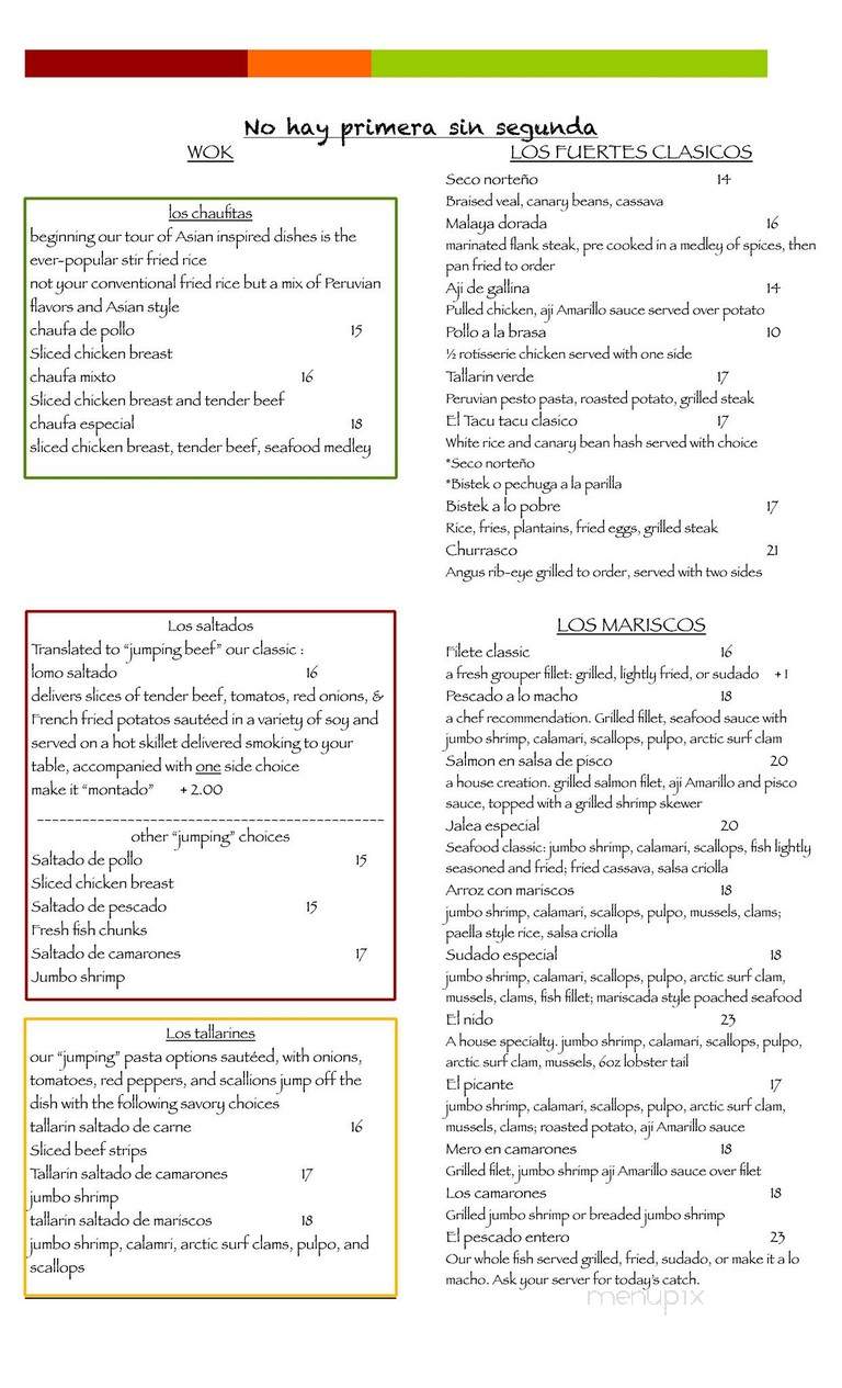 Oh Calamares - Kearny, NJ menu_pic
