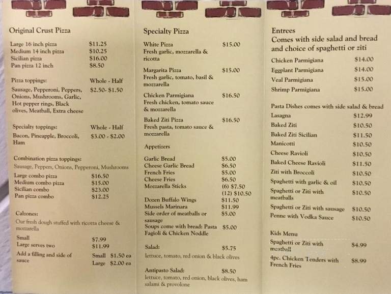 House Pizza - Bayville, NJ menu_pic