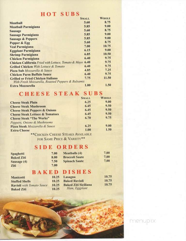 Romeo's Pizza & Restaurant - Hazlet, NJ menu_pic