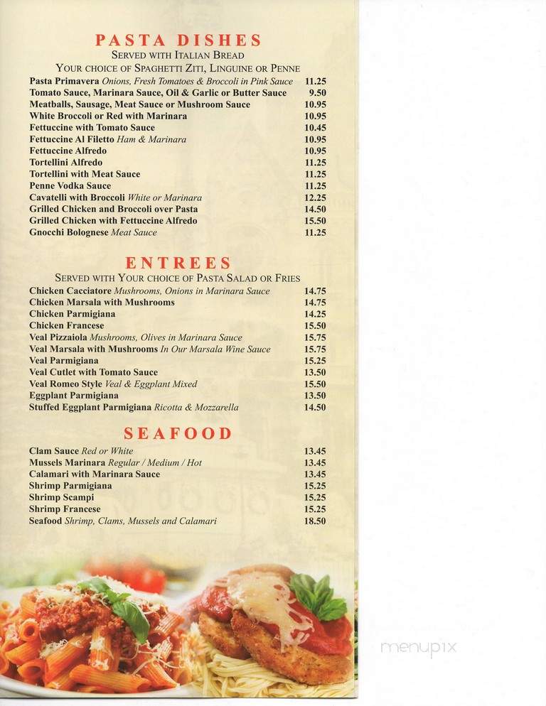 Romeo's Pizza & Restaurant - Hazlet, NJ menu_pic