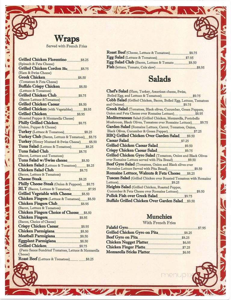 Fisher's Cafe - North Arlington, NJ menu_pic