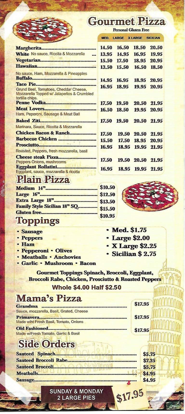 Napoli Pizza - Lodi, NJ