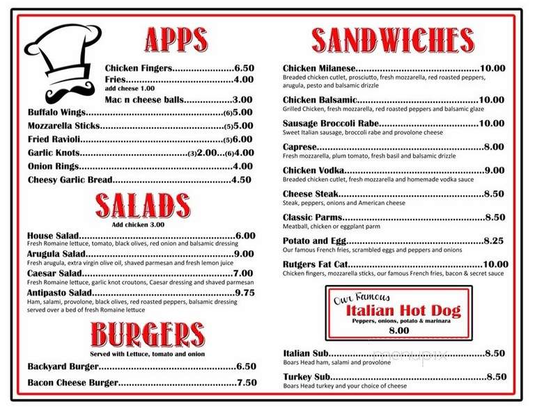 Mr Pizza Slice - Red Bank, NJ menu_pic