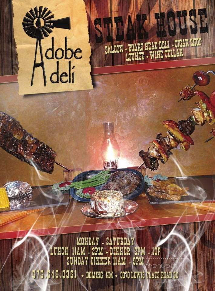 Adobe Deli - Deming, NM menu_pic