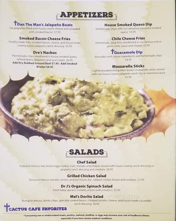 Cactus Cafe - Deming, NM menu_pic