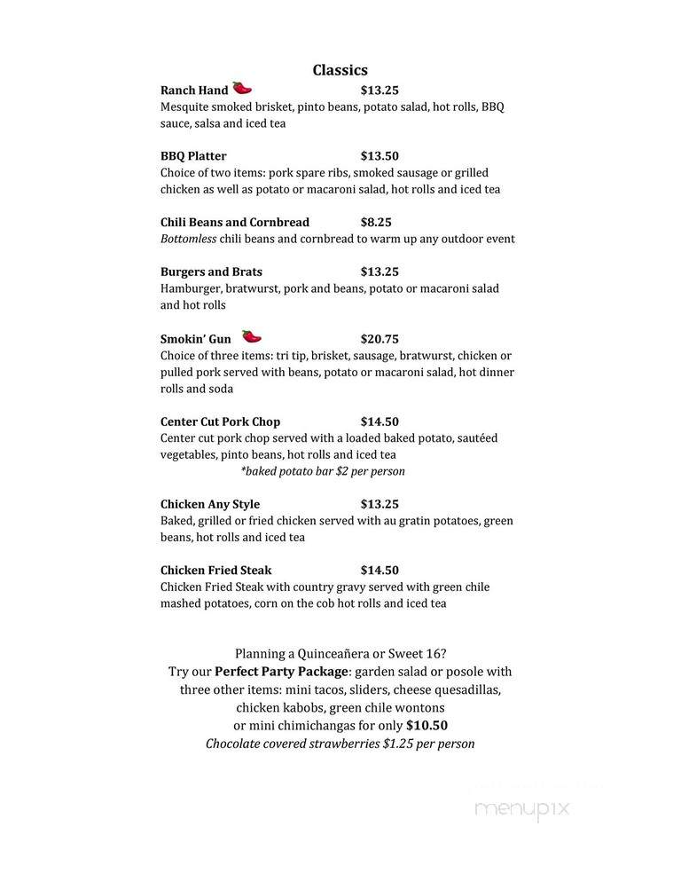 Santa Fe Grill - Las Cruces, NM menu_pic