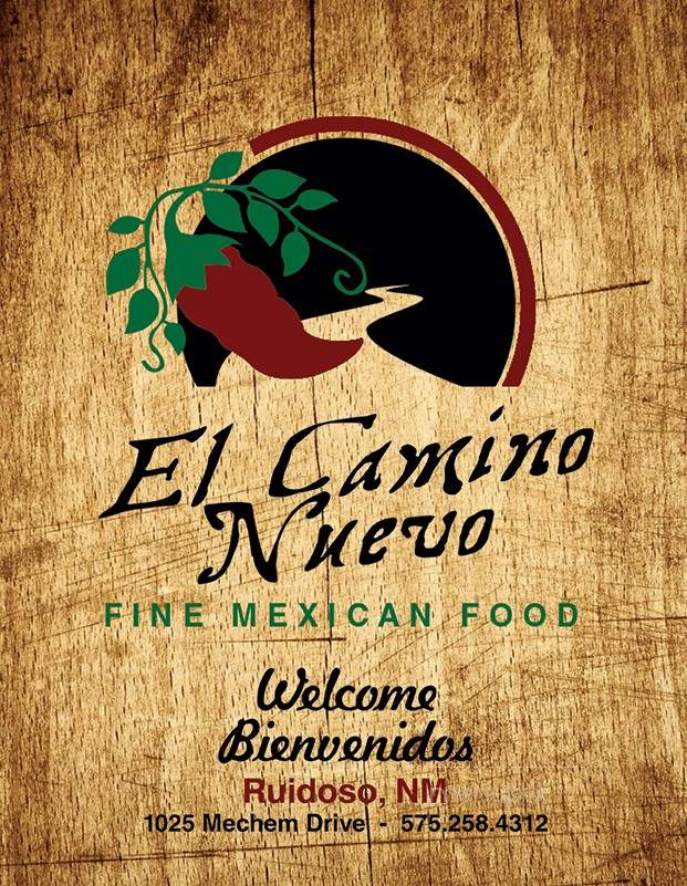 El Camino Nuevo - Ruidoso, NM menu_pic