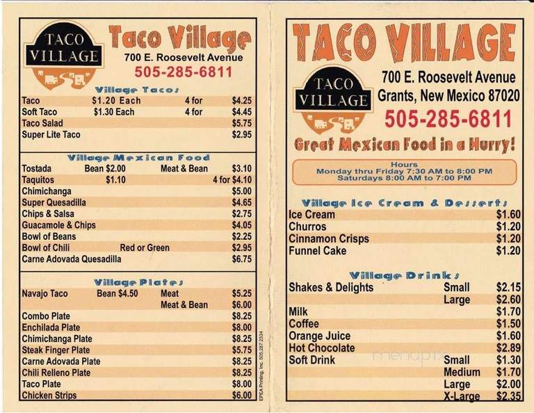 Taco Village - Grants, NM