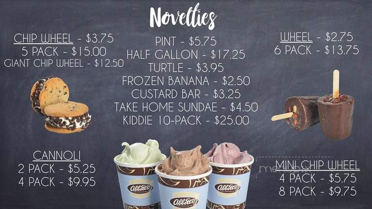 Abbotts Frozen Custard - Hilton, NY menu_pic