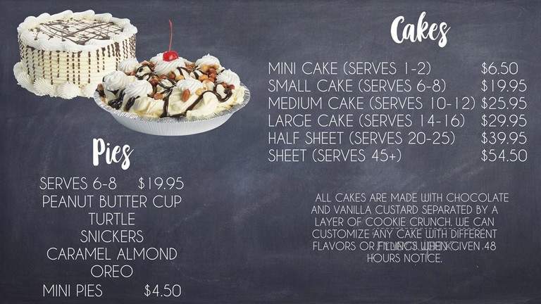 Abbotts Frozen Custard - Hilton, NY menu_pic