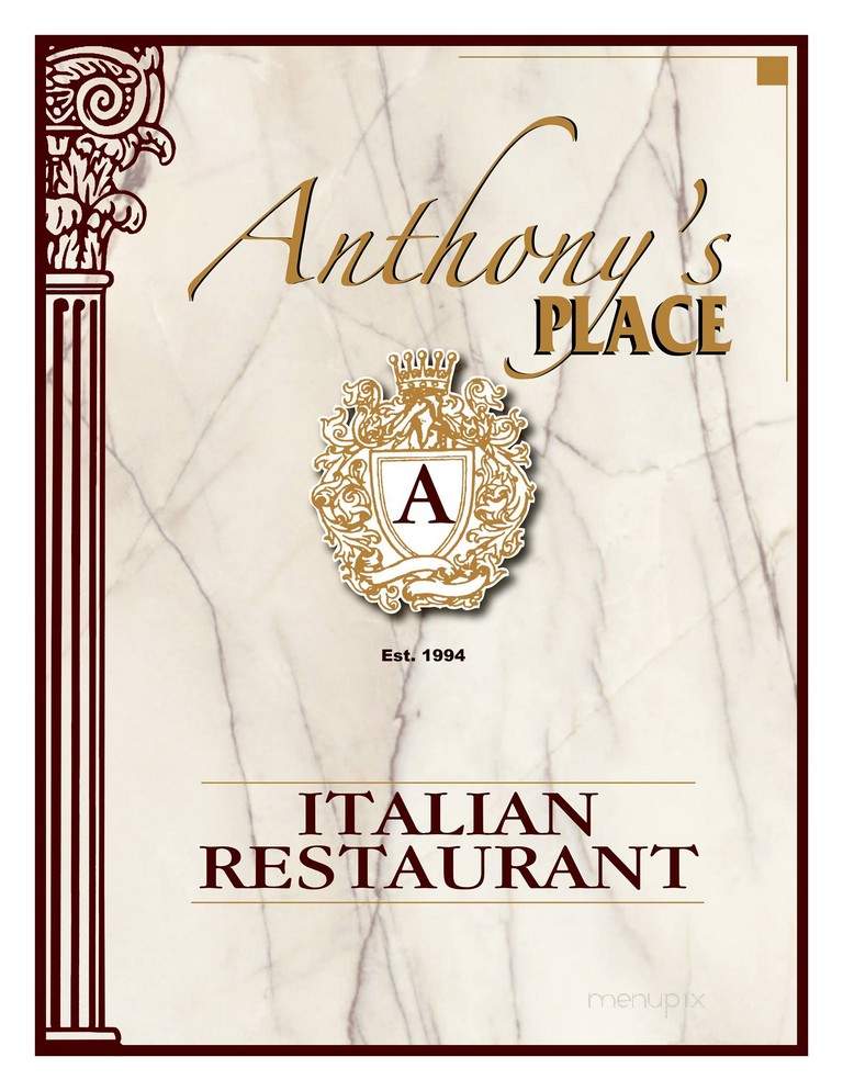 Anthony's Place - Brooklyn, NY menu_pic