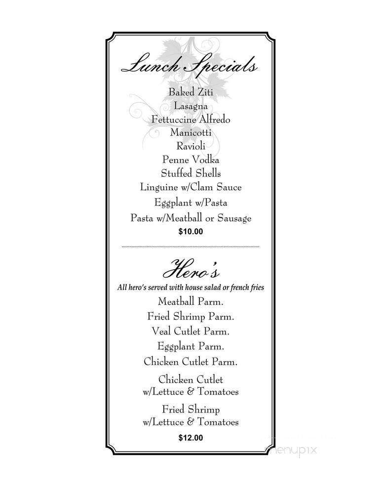 Anthony's Place - Brooklyn, NY menu_pic